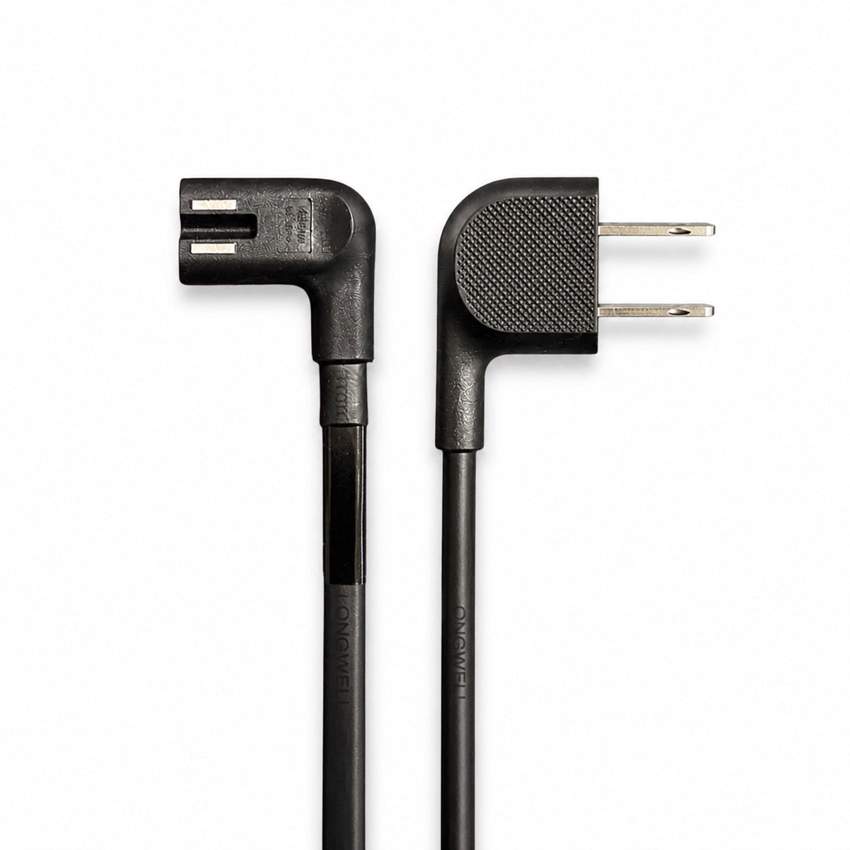 Samsung AH81-09782A AC Power Cable | 5 FT - Elbow C7 figure-8 to Elbow 2-Prong Male Connector | Non-Polarized - AH81-09782A
