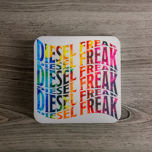 Rainbow Swoosh Coaster