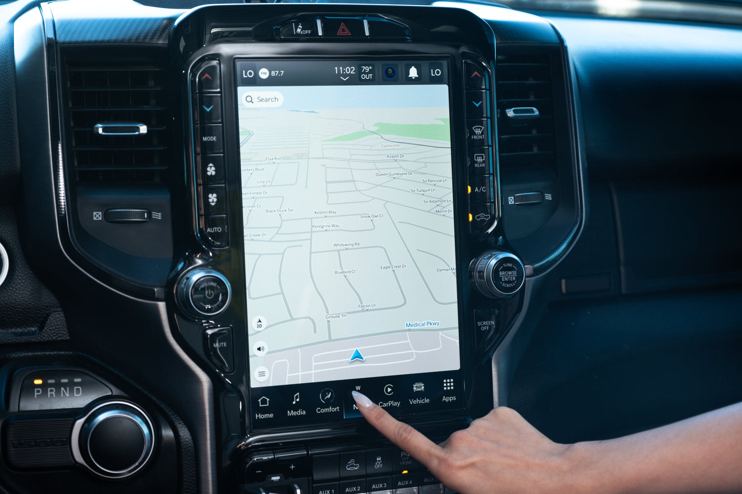 2019-2024 RAM 1500 UBQ Uconnect 5 Upgrade kit with 12-inch Touchscreen including Wireless Apple CarPlay / Android Auto