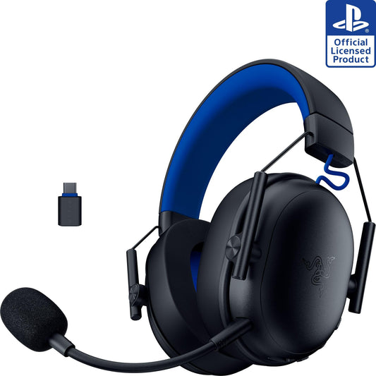 Razer BlackShark V3 X HyperSpeed Wireless Gaming Headset for PC: 50mm Drivers - Cardioid Mic - 2.4 GHz, Bluetooth, USB - Works with Mac, PS5, Nintendo Switch, Smartphone - 70 Hr Battery - Black