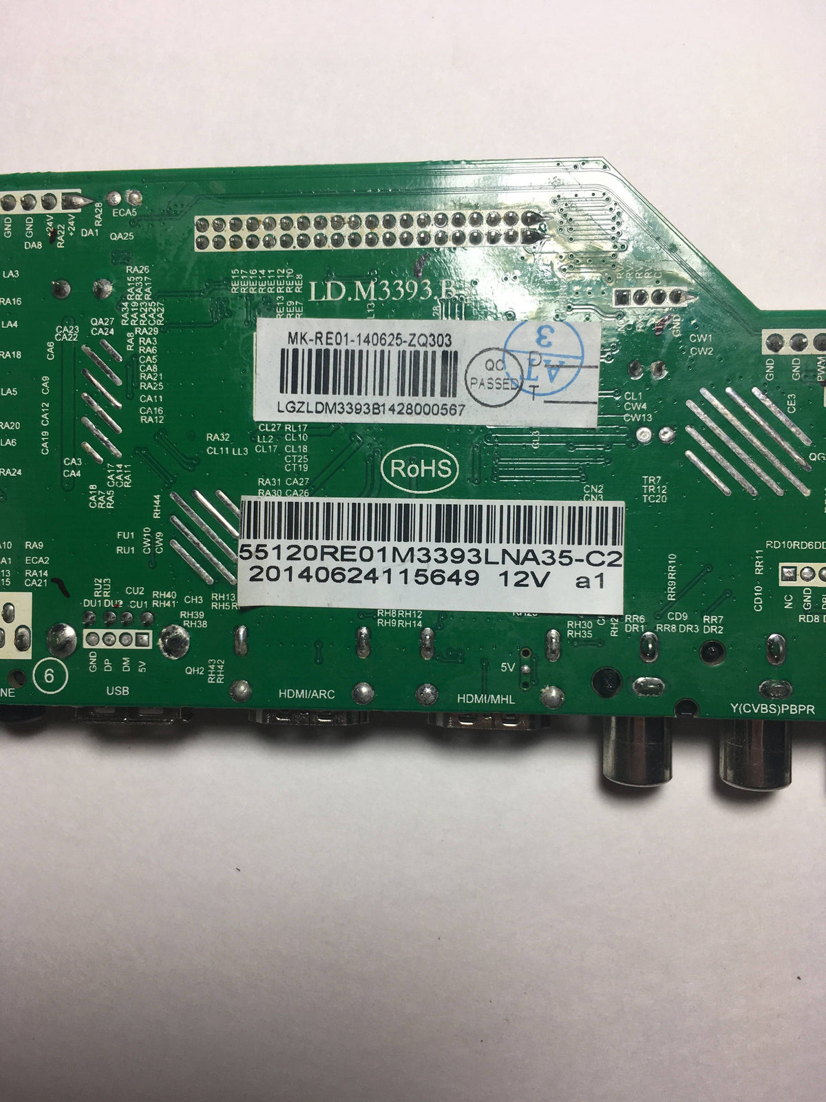 RCA 55120RE01M3393LNA35-C2 Main Board for LED55G55R120Q C2 Version