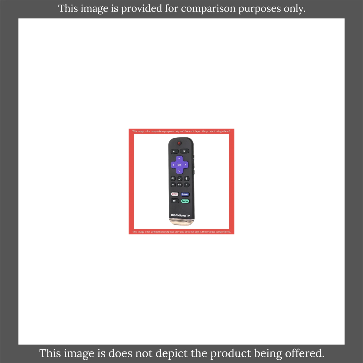 Anderic Substitute for RCA RC-ALIR 2022 ROKU TV Remote Control 3226001028 [RRLF16]
