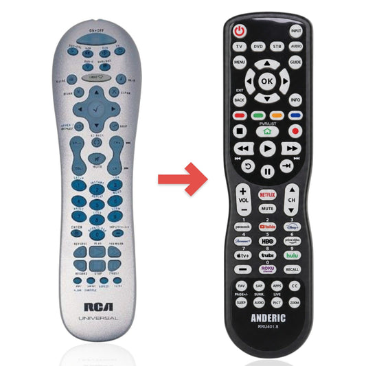 Anderic Substitute for RCA RCR612N Advanced Universal Remote Control [RRU401]