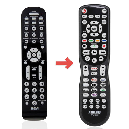 Anderic Substitute for RCA RCR6473Z Advanced Universal Remote Control [RRU401]