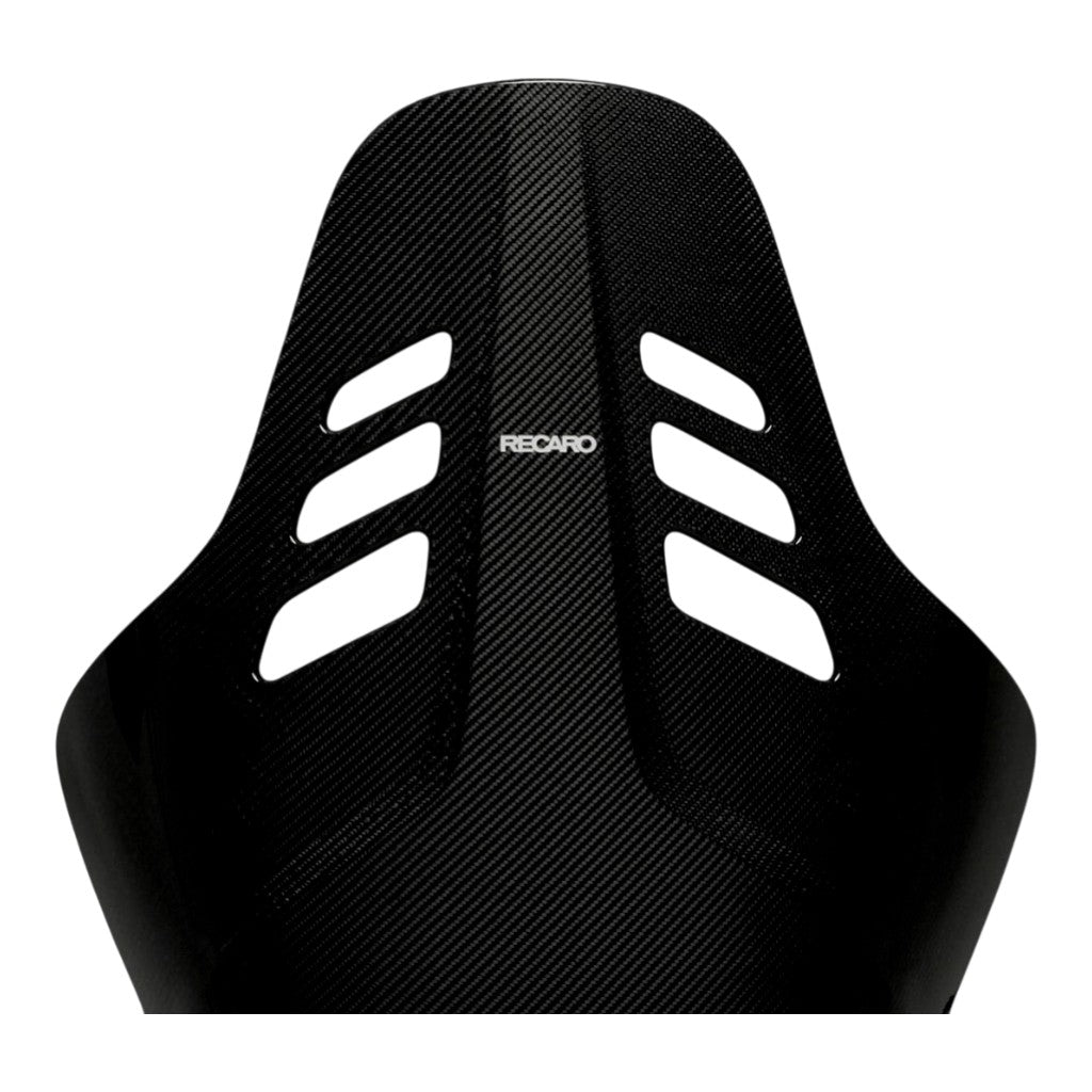 RECARO 078.02.2B21 Race Seat Podium CF Right Side (ABE / FIA 8855-1999), Black Velour, Size L