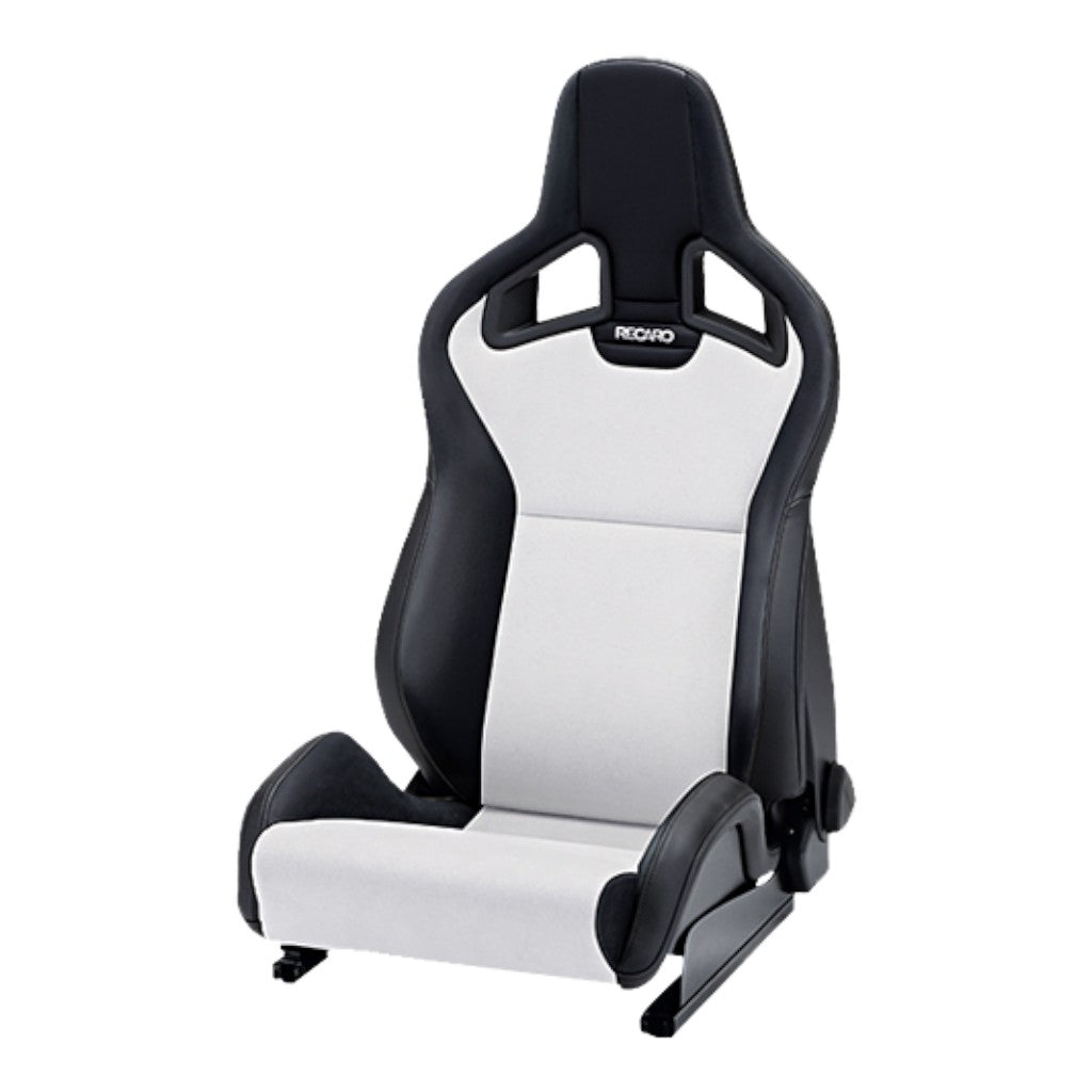 RECARO 411.10.2588 Right Heated Sport Seat Sportster CS SAB, Artificial Leather Black / Dinamica Silver