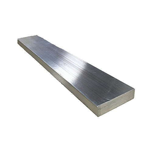 Remington Industries 0.50X1.5FLT6061T6511-12 1/2" x 1-1/2" Aluminum Flat Bar, 6061 General Purpose Plate, 12 Inch Length, T6511 Mill Stock, Extruded, 0.50" Diameter