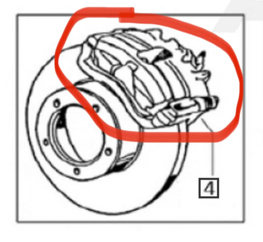 Roxor OEM Front Brake Caliper