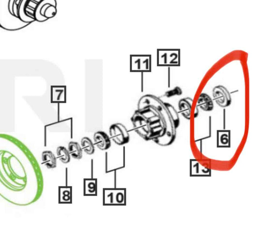 Roxor OEM hub wheel seal