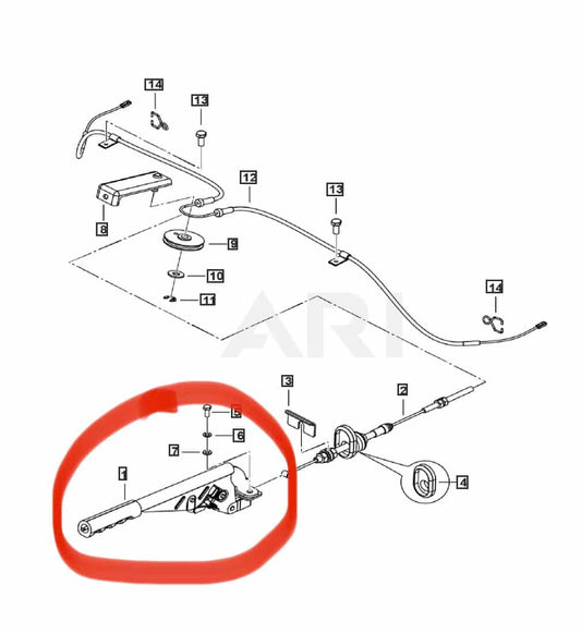 Roxor OEM Parking Brake Lever