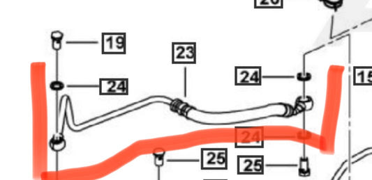 Roxor Power Steering Pressure Line
