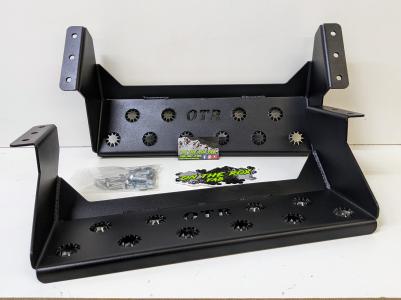 Roxor side steps in Black Powdercoat