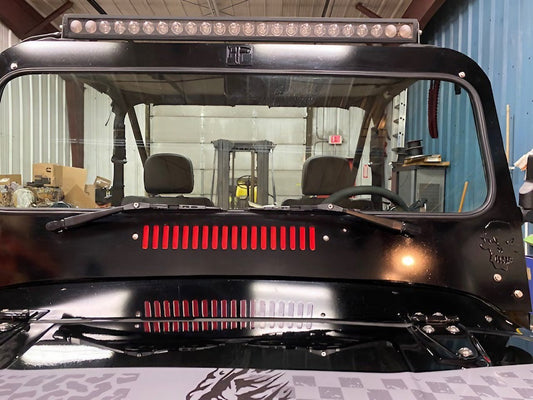 Roxor "Vented" Windshield Frame with CJ Glass