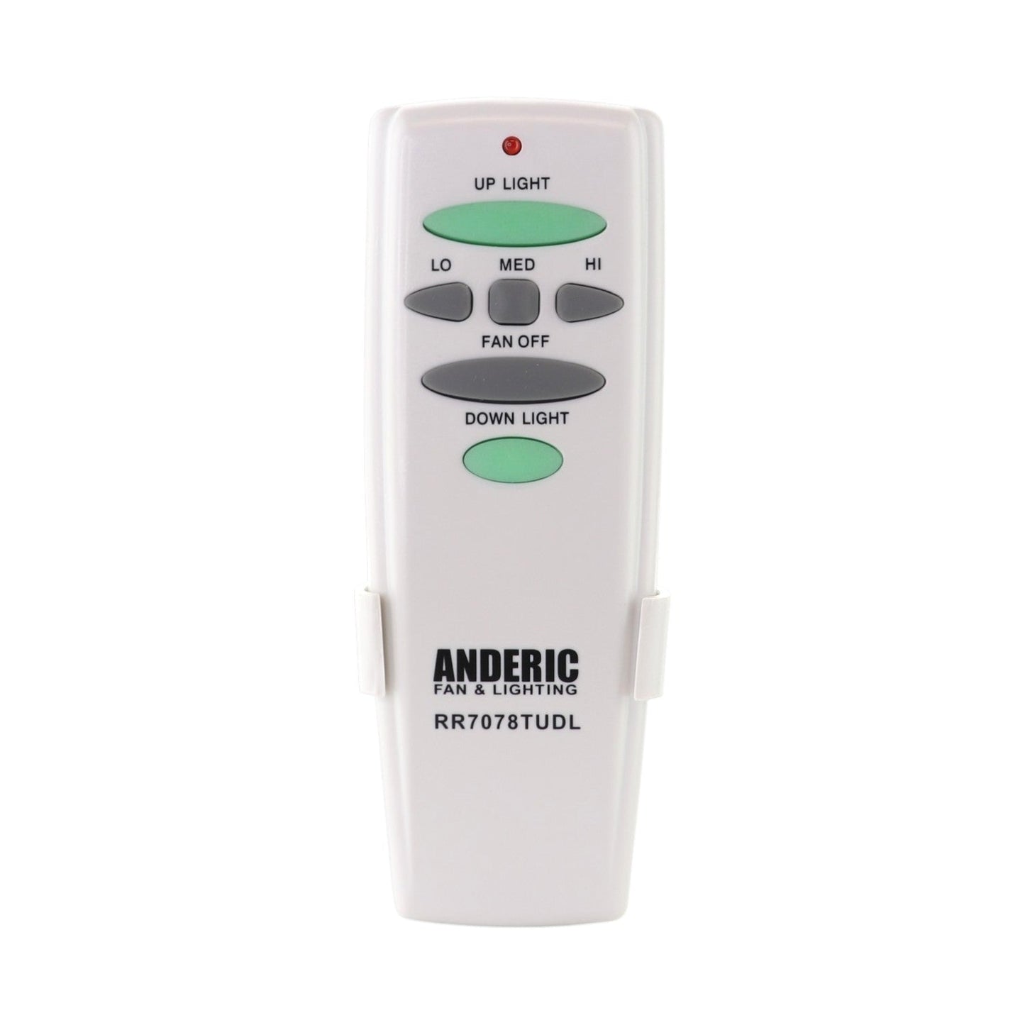 Anderic RR7078TUDL / HD6-UD (UC7078T) Ceiling Fan Remote Control for Hampton Bay | CHQ7078T | Up Light | Down Light