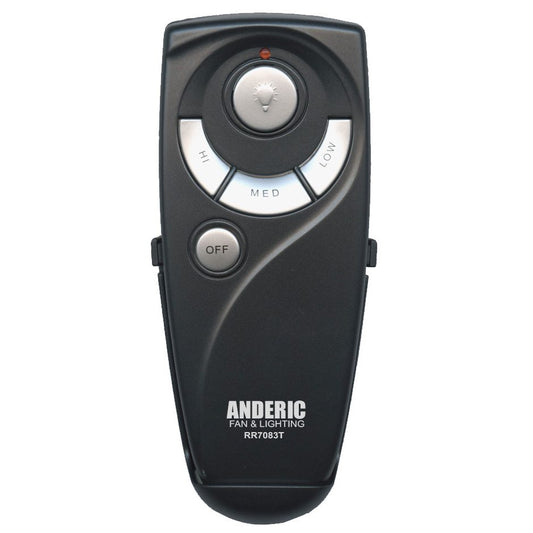 Substitute for Hampton Bay UC7083T CHQ7083T White Ceiling Fan Remote Control [RR7083T]