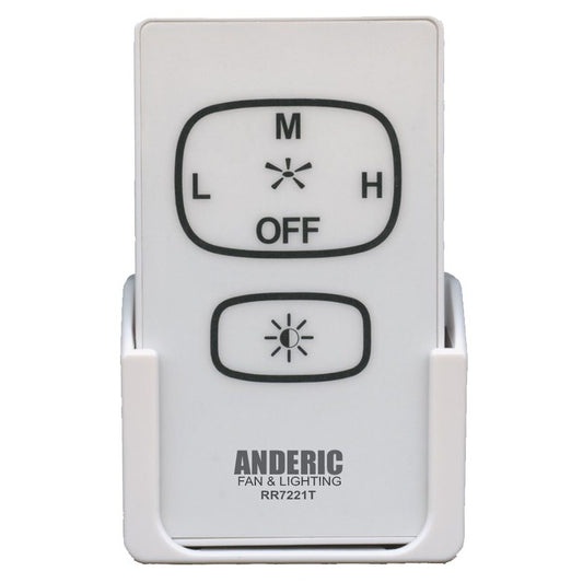 Substitute for Harbor Breeze UC7221T CHQ7221T Ceiling Fan Remote Control [RR7221T]