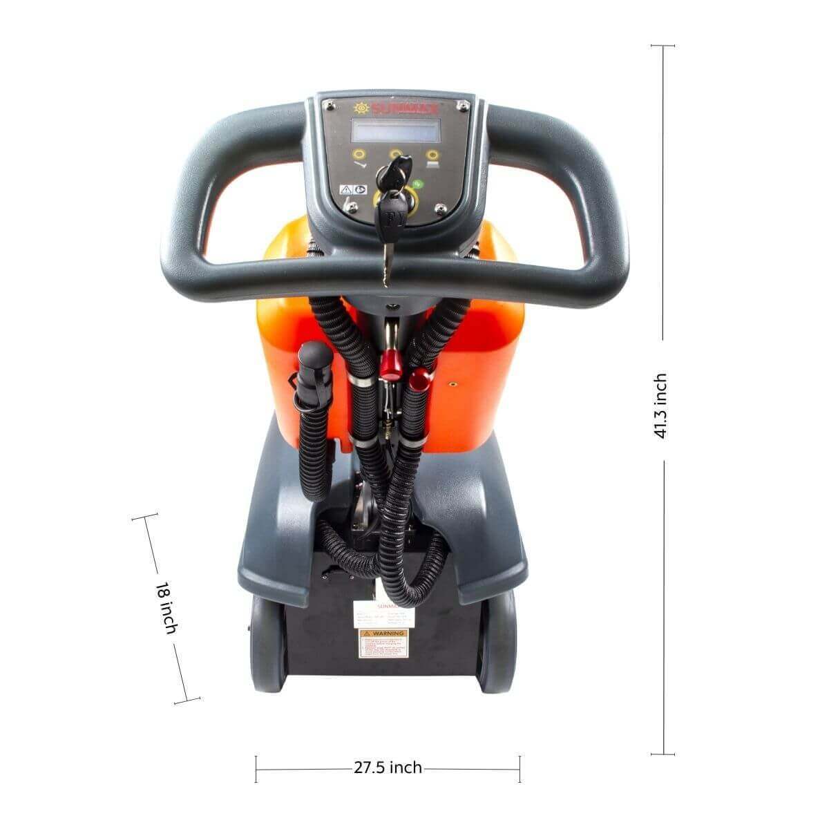 RT15+ 14" Compact Walk behind Floor Scrubber, Heavy Duty Brush, 14500 sqft/h, Lithium battery