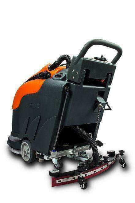 22" Battery-Powered Floor Scrubber Machine | RT50+ Lithium Warehouse Floor Cleaner