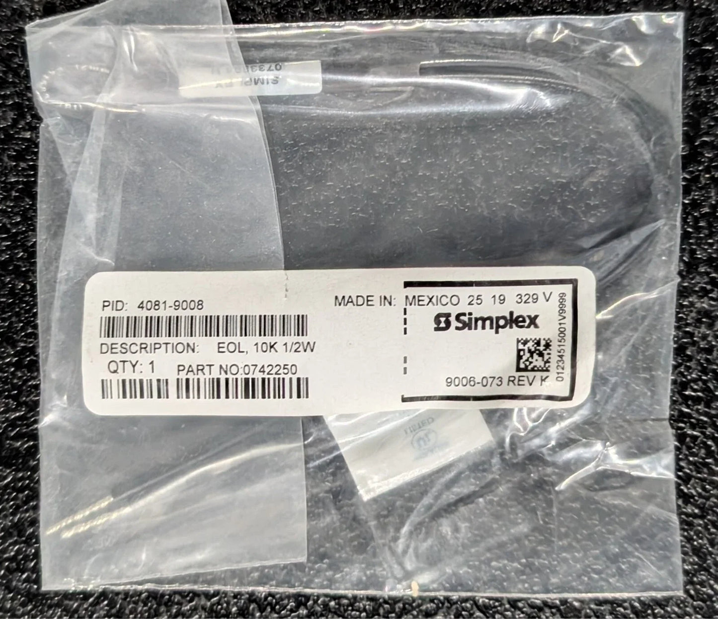 Simplex 4081-9008 End-of-Line Wire