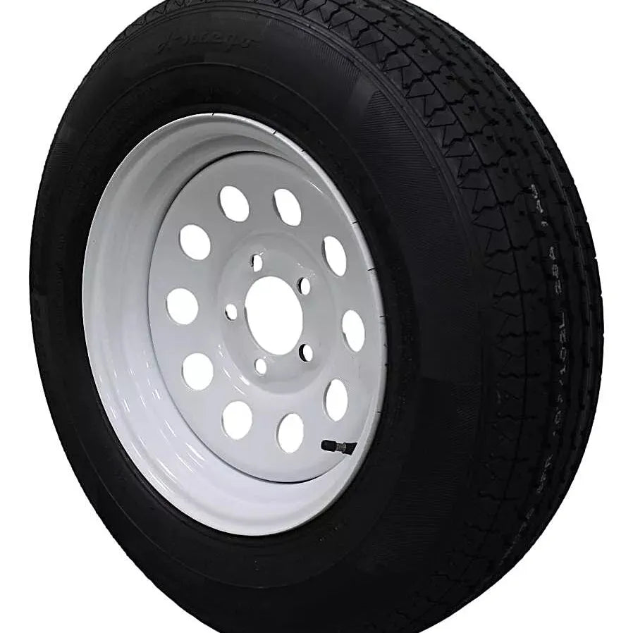 (Set of 4) Antego Tire and Wheel 205/75R15 Trailer Tire – Reinforced 6-Ply-Ply Design, 15.0-Inch Rim – Built for Long-Distance Hauling & Stability | A15604510116108ST20575R15-B4