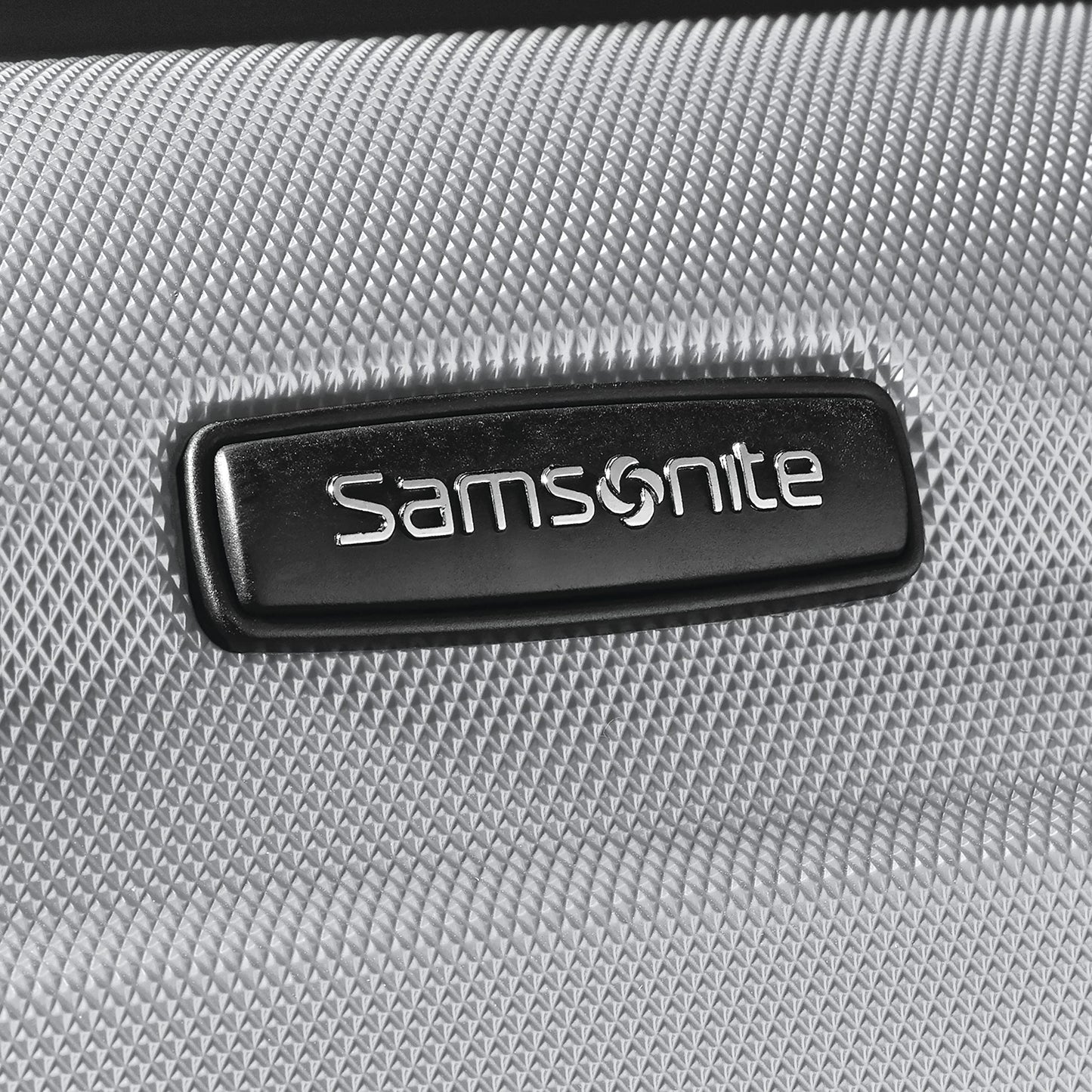 Samsonite Omni PC Hardside Expandable Luggage with Spinner Wheels, Caribbean Blue, Checked-Large 28-Inch
