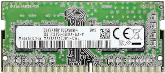 Samsung 8GB DDR4 3200MHz SODIMM PC4-25600 CL22 1Rx8 1.2V 260-Pin SO-DIMM Laptop Notebook RAM Memory Module M471A1K43DB1-CWE