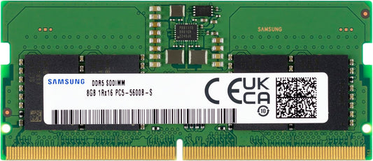 Samsung 8GB DDR5 5600MHz PC5-44800 CL46 SODIMM 1Rx16 Single Rank 1.1V 262-Pin Laptop, Notebook RAM Memory