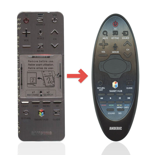Anderic Substitute for Samsung AA59-00758B SMART TOUCH TV Remote Control - AA5900758B [SR7557, No Voice /Touch Pad]