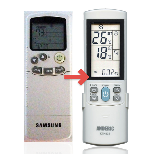 Anderic Substitute for Samsung ARC106 Air Conditioner Remote Control [KTN828]