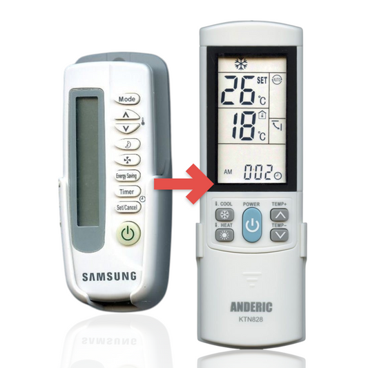Anderic Substitute for Samsung ARC454 Air Conditioner Remote Control [KTN828]
