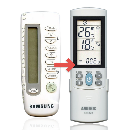 Anderic Substitute for Samsung ARC475 Air Conditioner Remote Control [KTN828]