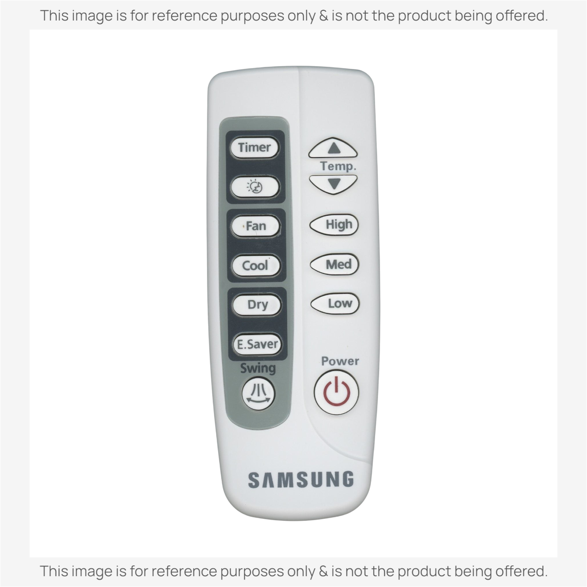 Anderic Substitute for Samsung DB93-03027Q Universal In-Window Air Conditioner Remote Control - DB9303027Q [ARC755]
