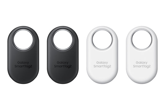Samsung Galaxy SmartTag2, Bluetooth Tracker, Smart Tag Tracking Device, Item Finder for Keys, Wallet, Luggage, Pets, Use w/ Phones and Tablets Android 11 or Later, 2023, 1 Pack, White