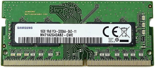 Samsung SODIMM 16GB PC4 3200 DDR4 1Rx8 M471A2G43AB2-CWE Laptop Notebook RAM Memory for Dell HP Lenovo