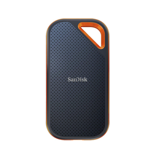 SANDISK 4TB Extreme PRO Portable SSD - Up to 2000MB/s - USB-C, USB 3.2 Gen 2x2, IP65 Water and Dust Resistance, Updated Firmware - External Solid State Drive - SDSSDE81-4T00-G25,Black