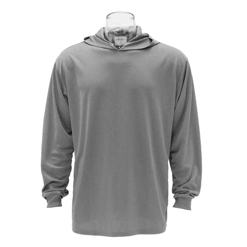 Hooded Long Sleeve Hi Vis Shirt – Lightweight Mesh Polyester
