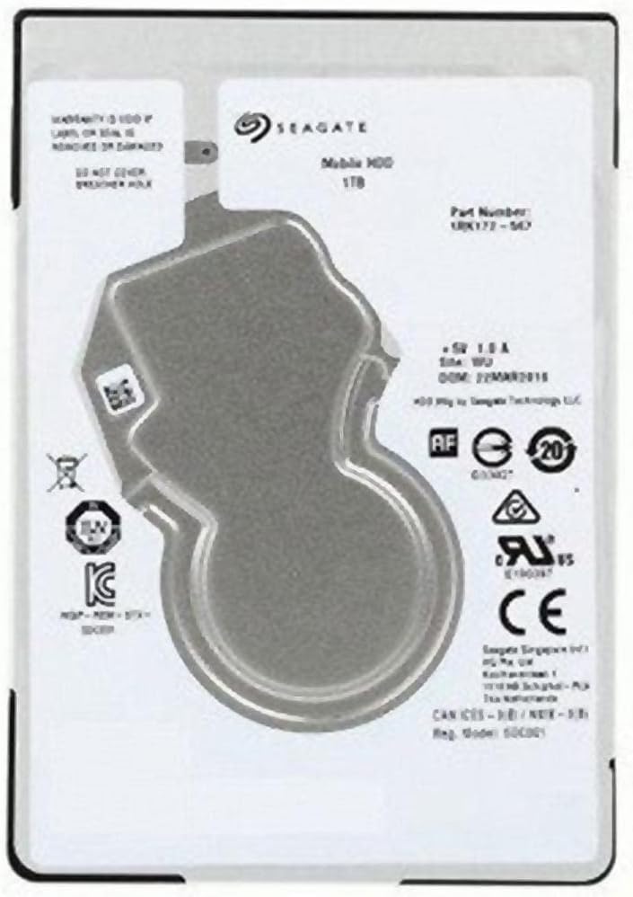 Seagate 1TB Mobile HDD SATA 6Gb/s 128MB Cache 2.5" Internal Bare Drive (ST1000LM035)