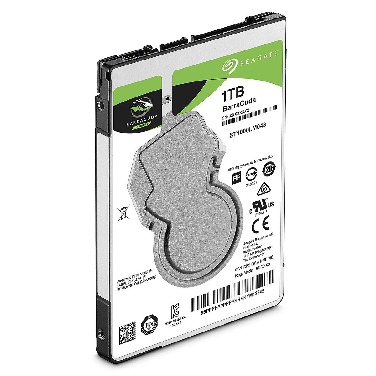 Seagate BarraCuda 5TB Internal Hard Drive HDD – 2.5 Inch SATA 6Gb/s 5400 RPM 128MB Cache for Computer Desktop PC (ST5000LM000)