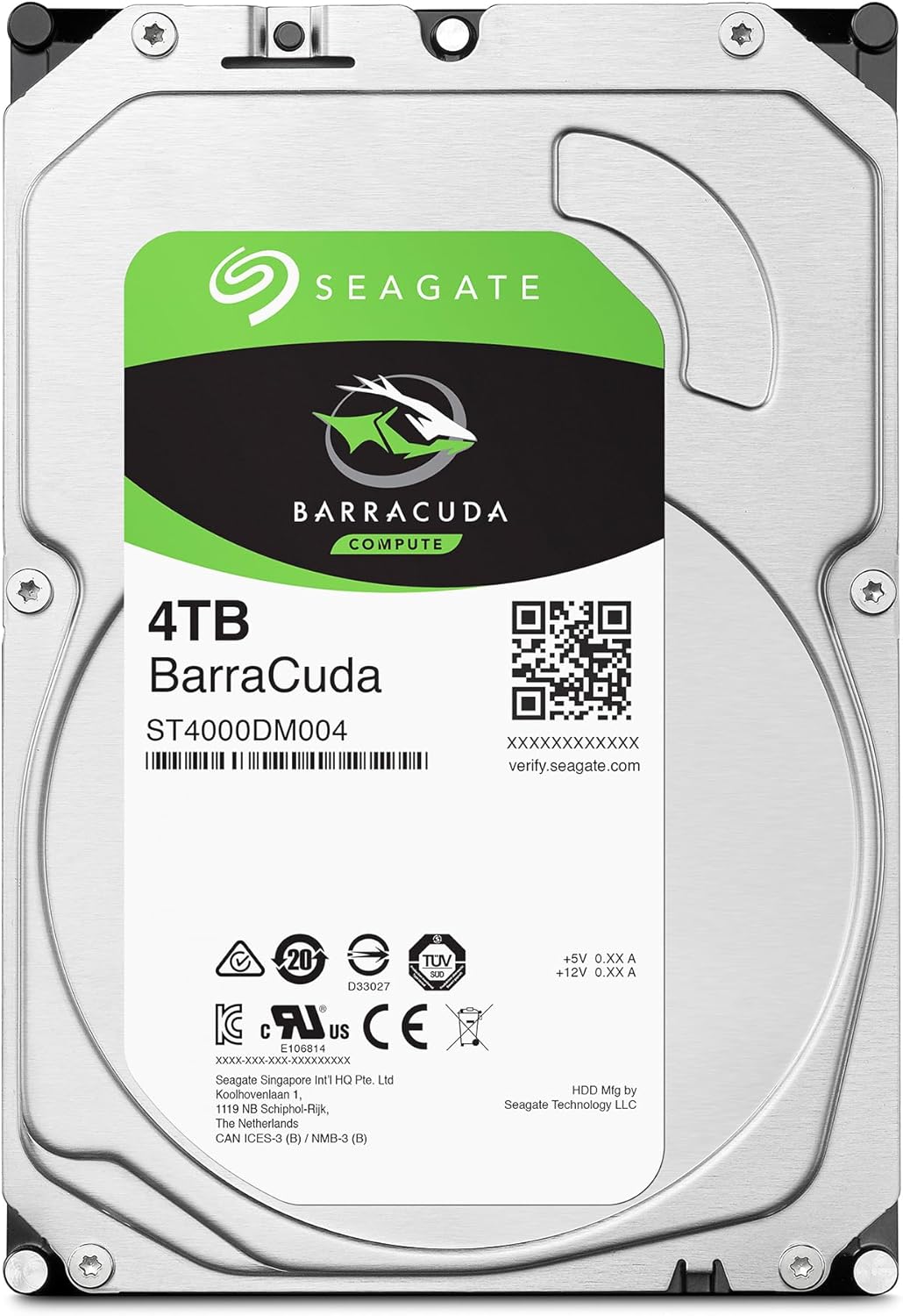 Seagate Barracuda ST4000LM024 4 TB 2.5" Internal Hard Drive