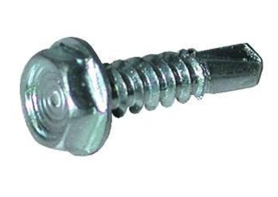 #10-16 x 3/4" Hex Washer Head, #3 Point Self-Drilling Screws, Zinc Cr+3 (8,000-pk)
