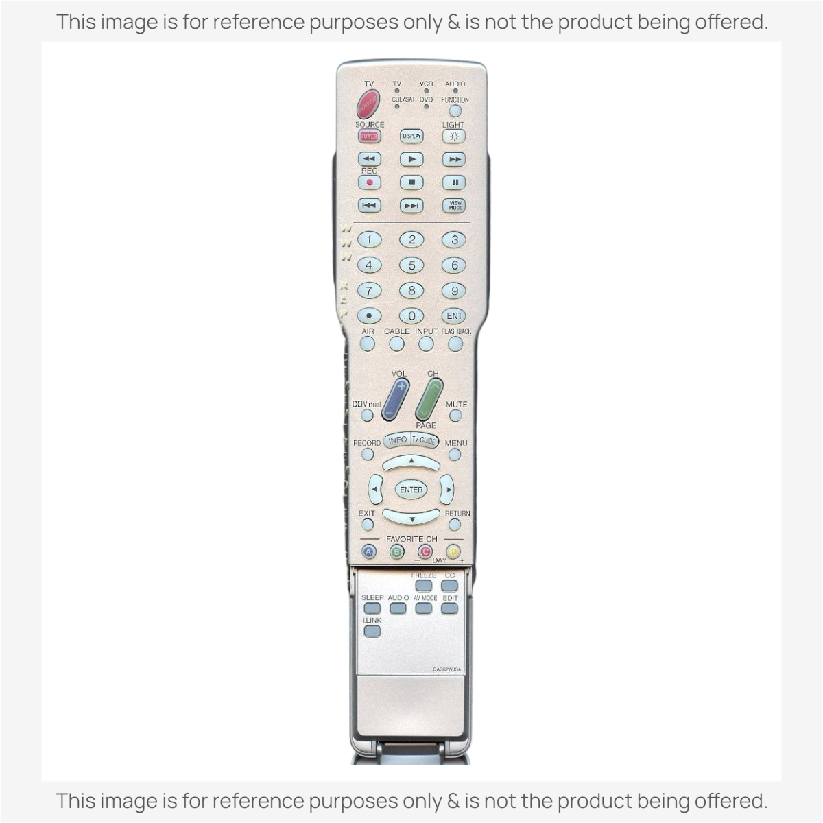 Anderic Substitute for Sharp GA362WJSA TV Remote Control [RRGB118WJSA]