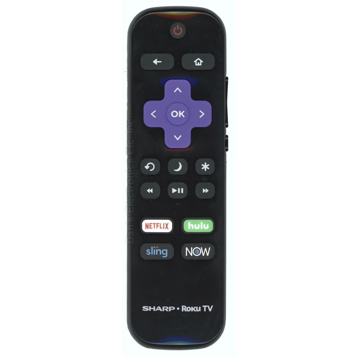 Hisense HU-RCRUS-20 2019 Roku TV Remote Control | IR | Netflix | Hulu | Sling | AT&T NOW - HURCRUS20