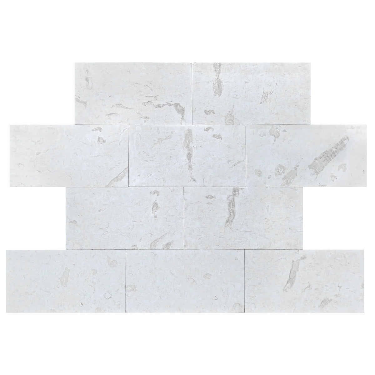Shell Stone White Tumbled Limestone Pavers