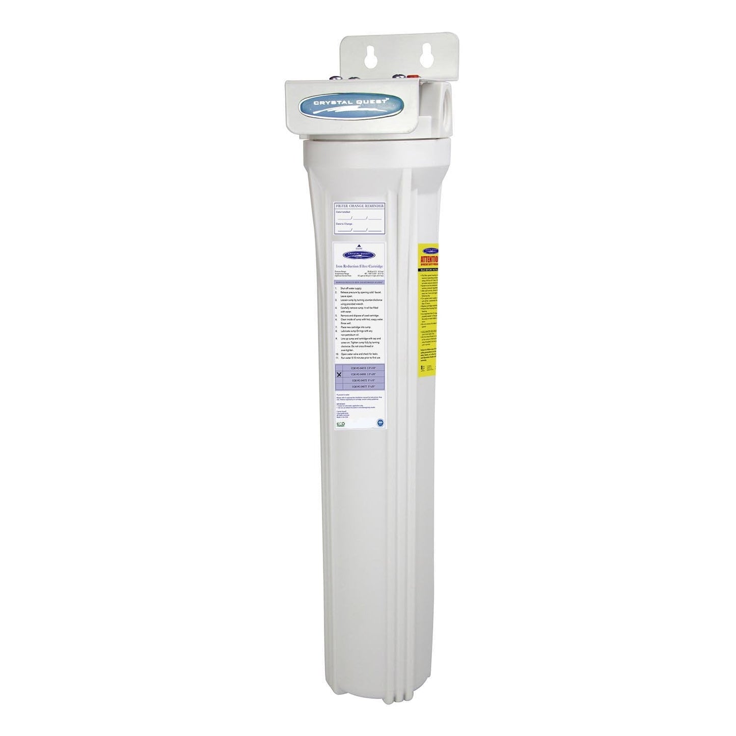 Mini Whole House Water Filter | Metal Removal (2-4 GPM | 1-2 people)