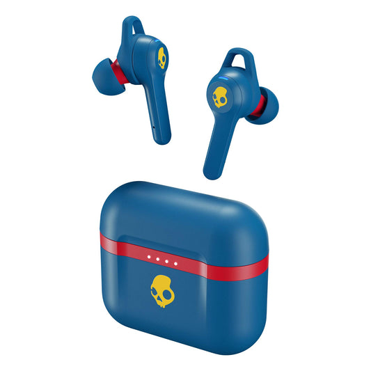 Skullcandy Indy Evo in-Ear Wireless Earbuds, 30 Hr Battery, Microphone, Works with iPhone Android and Bluetooth Devices - Black