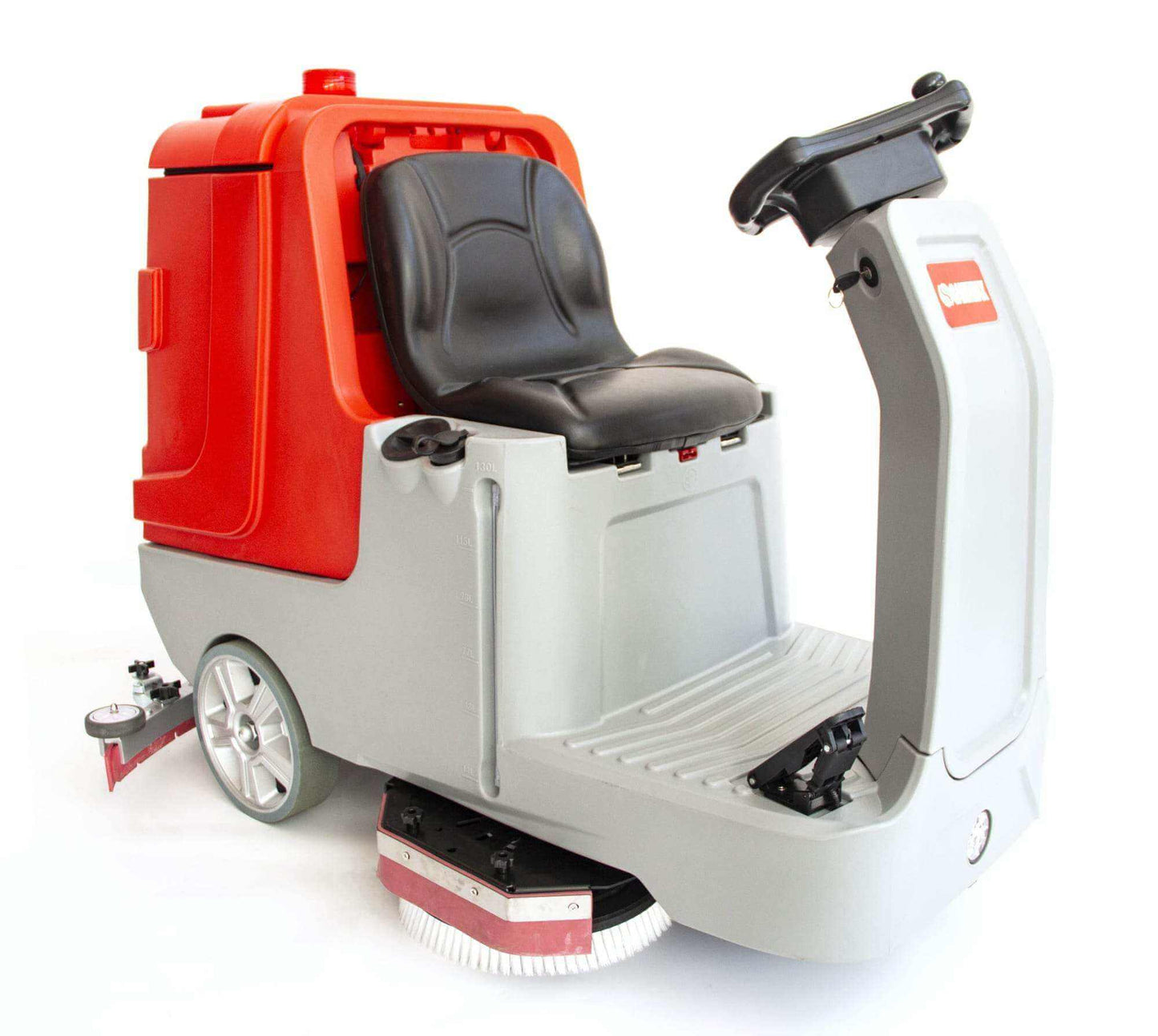 SM860 34" Ride-On Floor Scrubber, Dual Brush, 34.3 / 37 Gal Tanks
