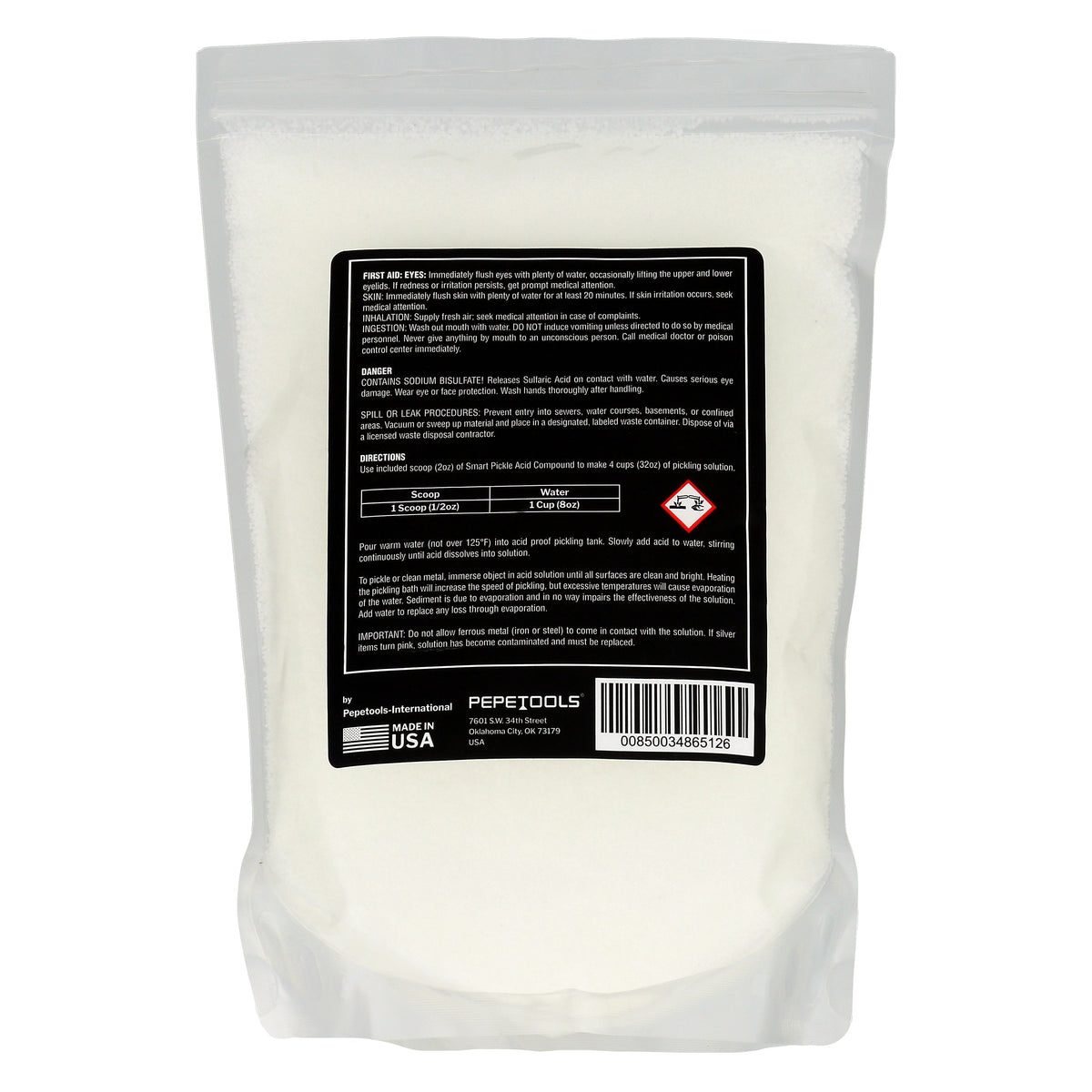 Jewelry Pickle Compound 1 lb – Smart Pickle for Gold, Silver & Copper – Removes Fire Scale, Fire Stain & Oxidation