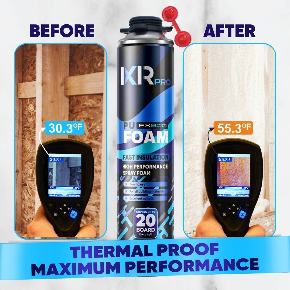 Spray Foam Insulation Complete Kit - DIY Closed Cell Sealant | IxirPro