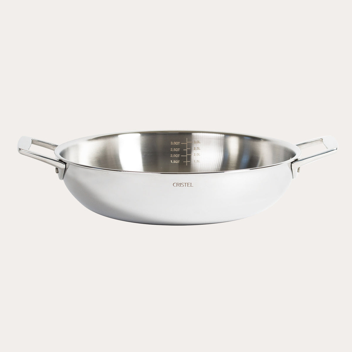 2 side handles deep frying Pan