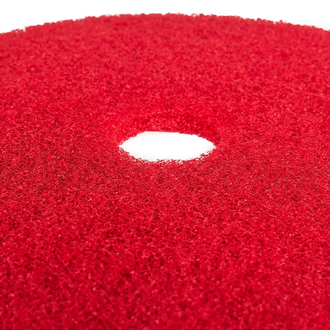 SUNMAX 22" Burnishing Pad (Pack of 5) (Red)